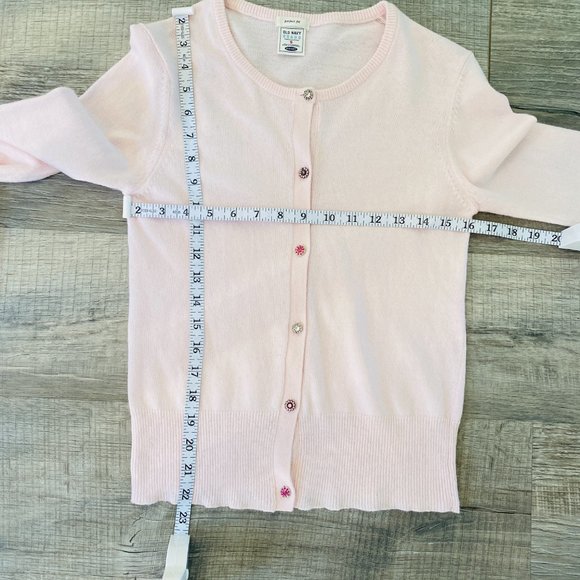 Angora Blend Perfect Fit Cardigan with Multicolor Rhinestone Buttons (size S) - Picture 10 of 12